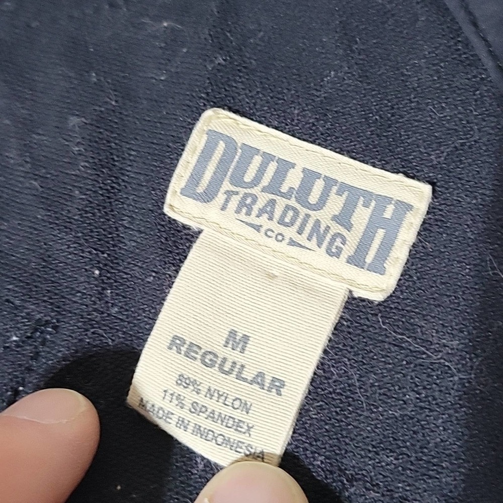 Duluth Trading Co Black Work Overalls Jumpsuit - Picture 9 of 9